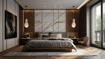 interior of a bedroom