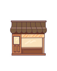 Entrance of a restaurant