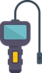 Endoscope displaying internal organ examination on screen, modern medical equipment for endoscopic procedures