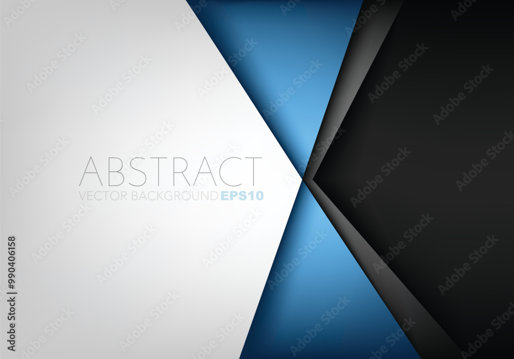 Fototapete graphic geometric triangle overlap vector layer background for text and message design