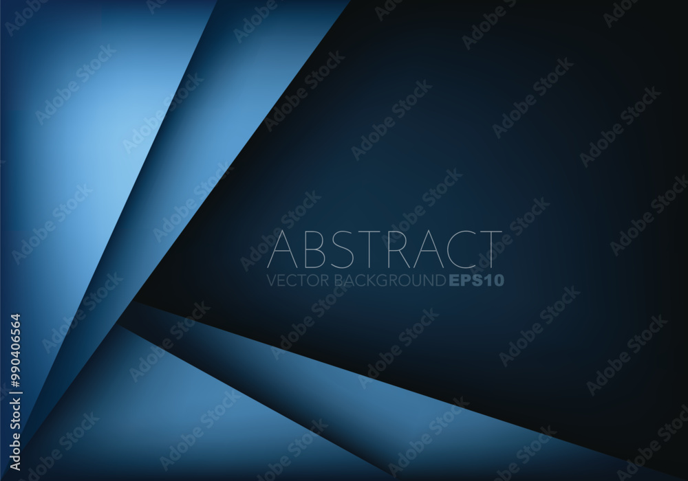 Fototapete graphic geometric triangle overlap vector layer background for text and message design