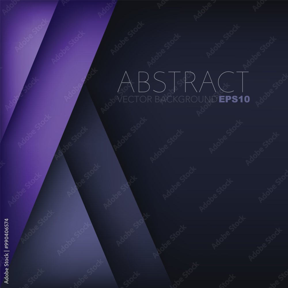 Fototapete graphic geometric triangle overlap vector layer background for text and message design