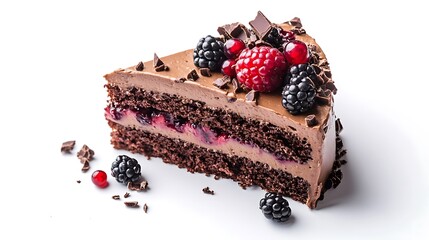 Chocolate Cake with Berries