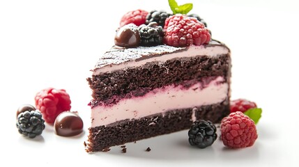 Chocolate Cake with Berries
