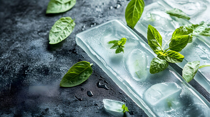 Obraz premium Herbal Gel Sheets for Natural Fever Relief