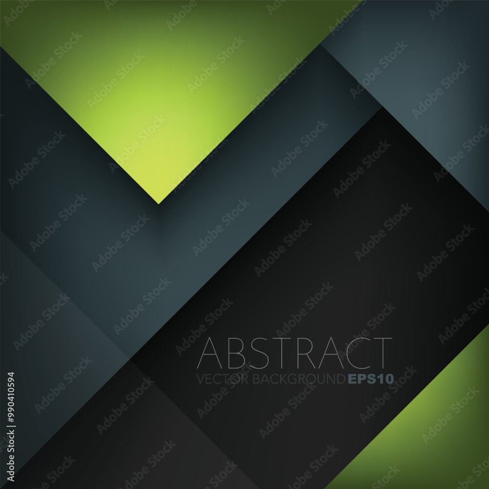 Fototapete graphic geometric triangle overlap vector layer background for text and message design
