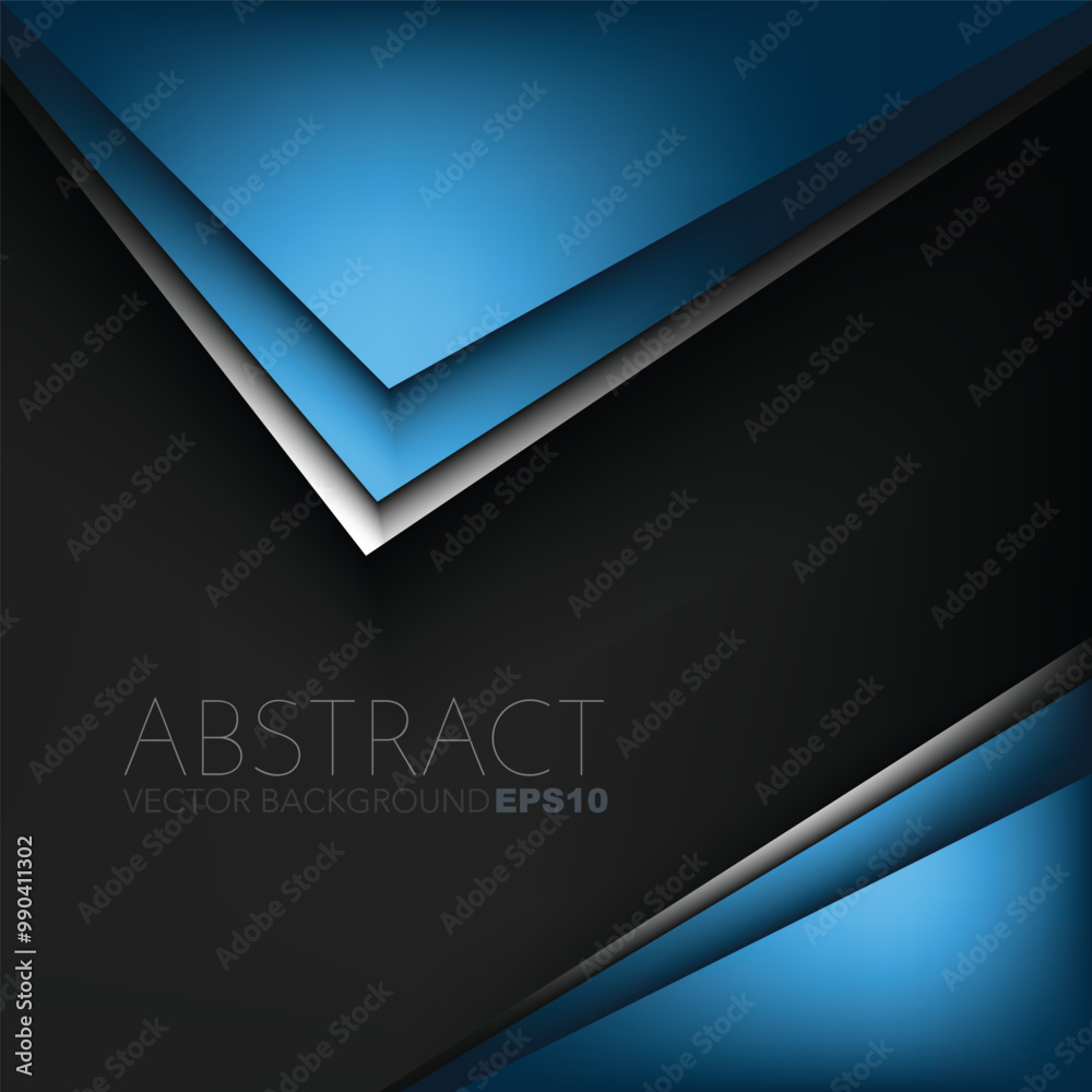 Fototapete graphic geometric triangle overlap vector layer background for text and message design