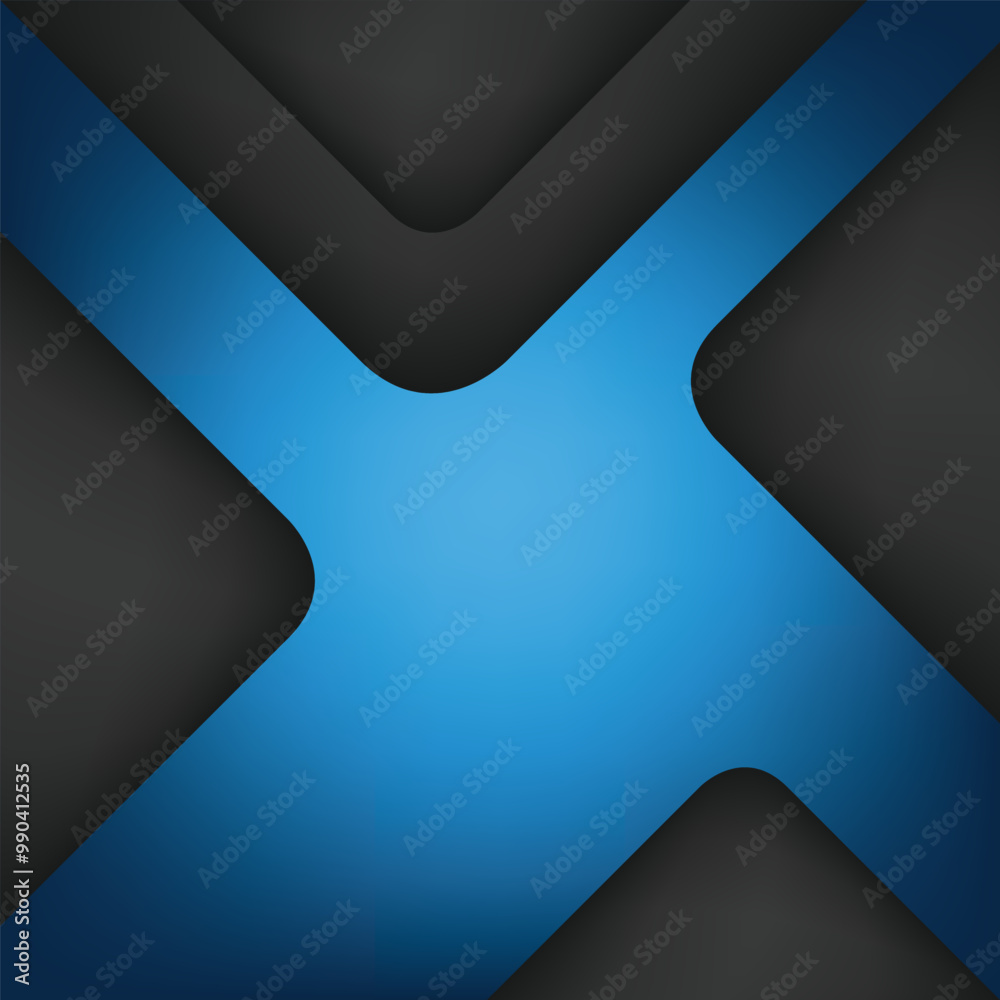 Fototapete graphic geometric triangle overlap vector layer background for text and message design