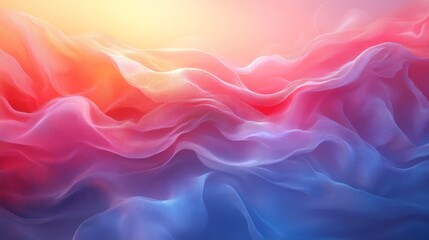 Obraz premium Abstract Colorful Fabric Waves