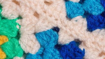 pattern knitted wool clothes handmade