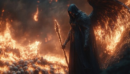 Dark Angel in a World of Fire