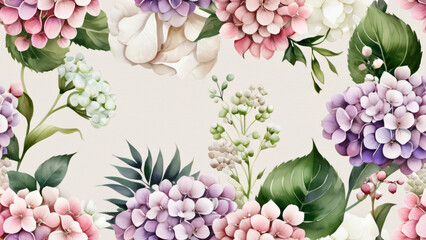 spring flowers background