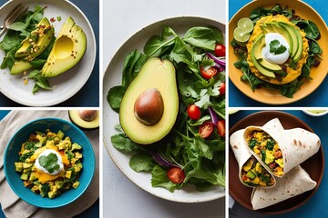 Visual Guide to Delicious Plant-Based Breakfast Burritos Featuring Avocados
