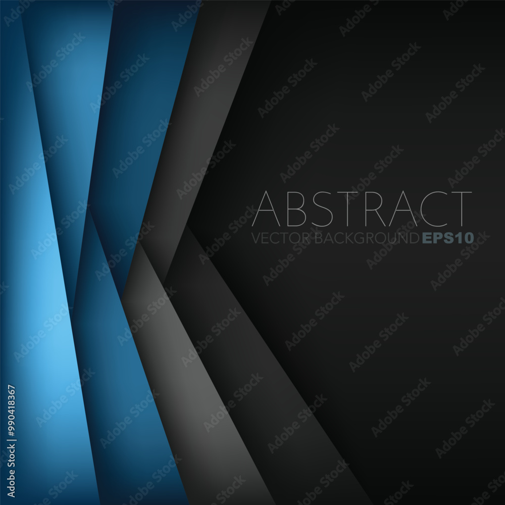 Fototapete graphic geometric triangle overlap vector layer background for text and message design
