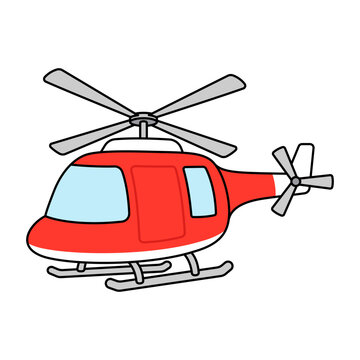 recommend clip art: Vector Cartoon Helicopter Illustration