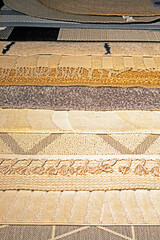various stylish pieces of fabrics for indoor and outdoor coverings