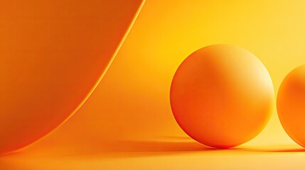 Bright orange background with clean lighting, perfect for modern, playful designs or highlighting fresh, energetic products.