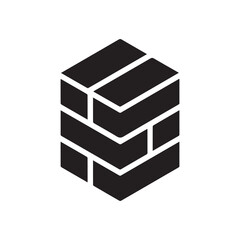 puzzle cube rubix silhouette illustration logo stamp black and white vector tattoo style