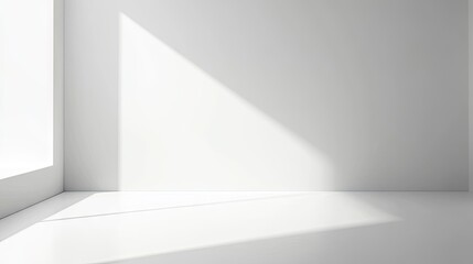 Fototapeta premium Bright, seamless white background, offering a clean, neutral setting for products, portraits, or text-based designs. The minimalism creates a blank canvas for creativity.