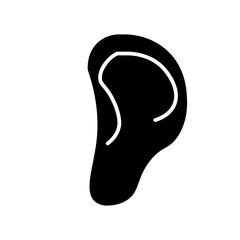 Ear glyph icon