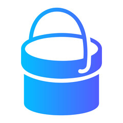 bucket Gradient icon