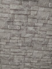Brick background grey color wall backdrop for mockup vertical
