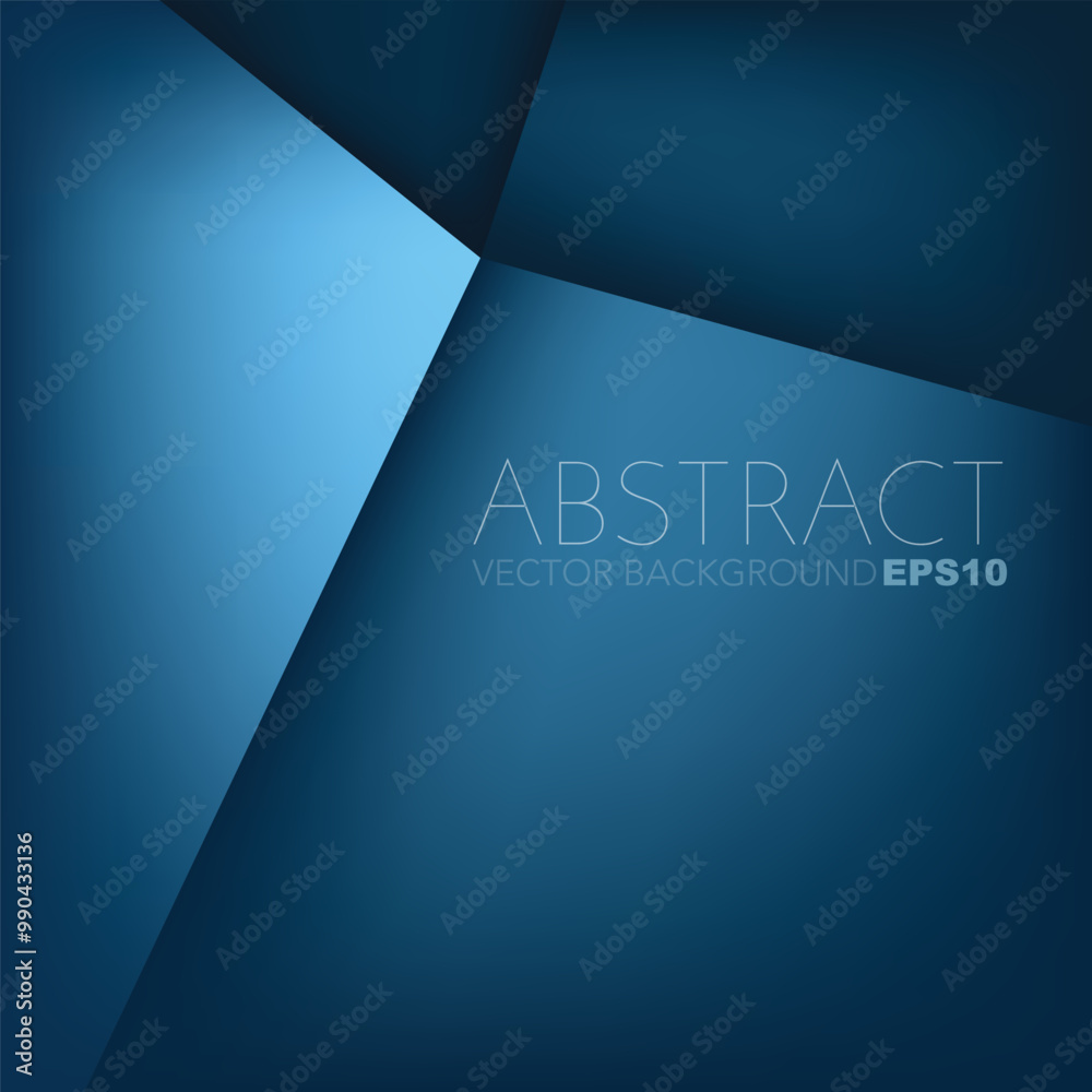 Fototapete graphic geometric triangle overlap vector layer background for text and message design