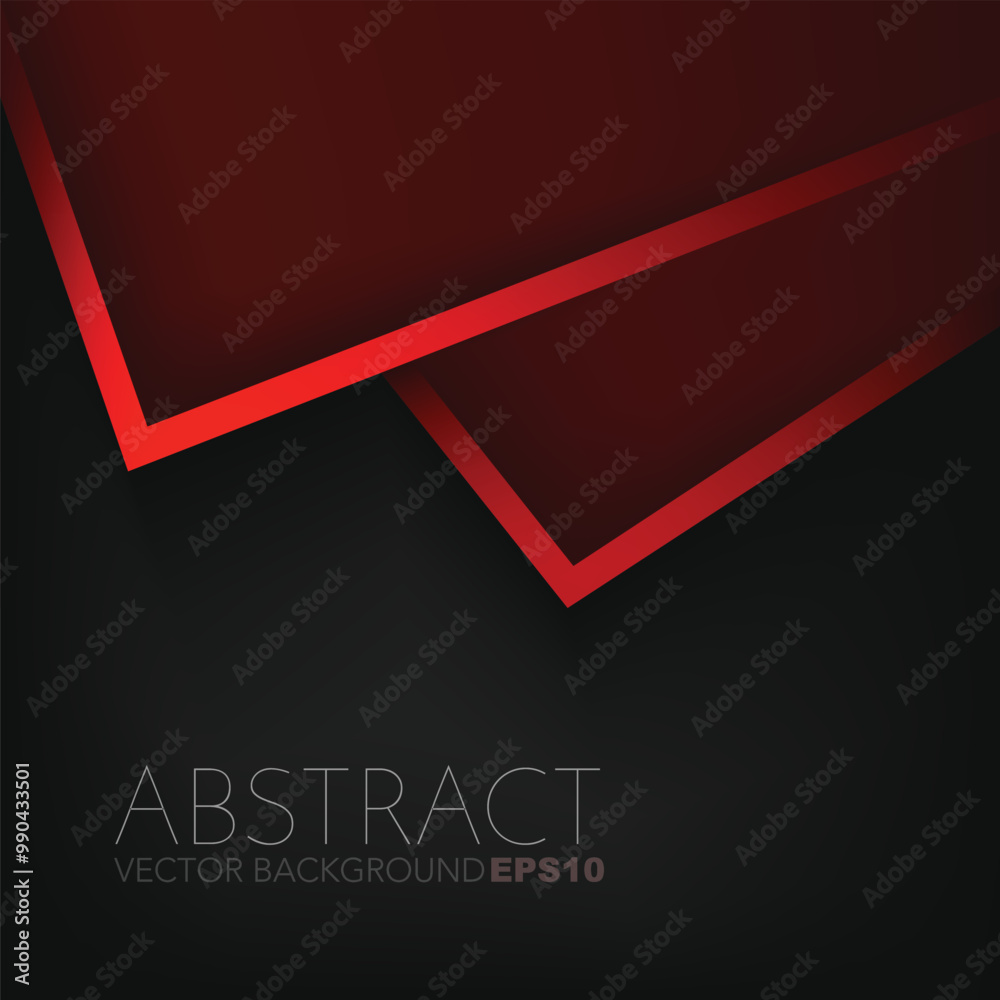 Fototapete graphic geometric triangle overlap vector layer background for text and message design