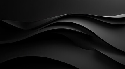 Dark black background with subtle gradients, perfect for dramatic product displays or modern, minimalist designs.