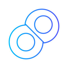 mitosis gradient icon