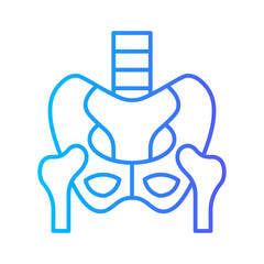 pelvis gradient icon