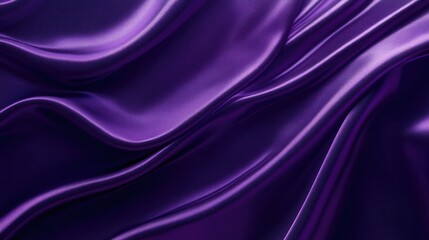 Obraz premium Deep purple background with smooth lighting, providing an elegant and bold canvas for product photography, branding, or creative visuals.