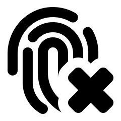 Delete Fingerprint Icon