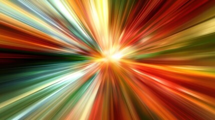 Obraz premium Abstract background with colorful rays of light radiating from the center.