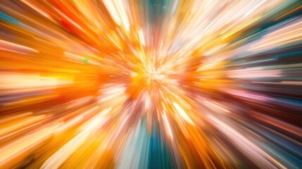 Obraz premium Abstract background with colorful lines radiating from center.