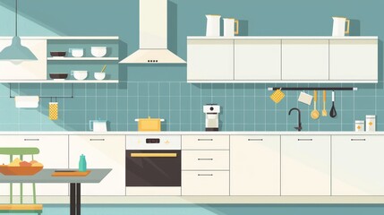 Minimalistic Kitchen Design in Light Colors