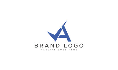 letter A logo design vector template design for brand.