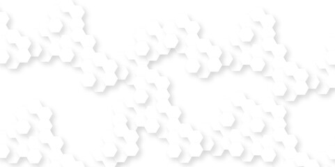Background with hexagons . Abstract background with lines . white texture background . hexagon abstract background. Surface polygon pattern with glowing hexagon paper texture and futuristic business.