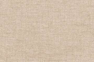 Brown linen fabric texture background, seamless pattern of natural textile.