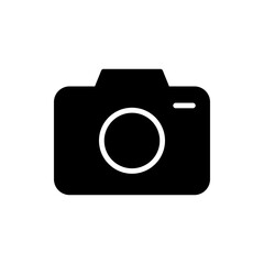 Isolated black camera icon