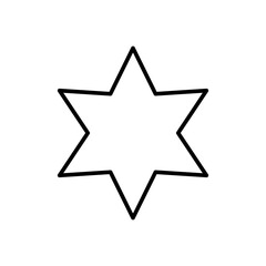 Christmas star icon