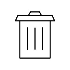 Trash can icon