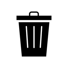 Trash can glyph