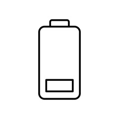 Low level battery icon