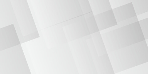 Modern abstract white curve square lines triangle technology backdrop. white light grey background, 
abstract modern white and grey gradient color geometric line pattern background for website banner.