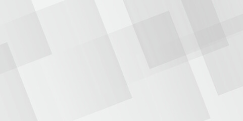 Modern abstract white curve square lines triangle technology backdrop. white light grey background, 
abstract modern white and grey gradient color geometric line pattern background for website banner.