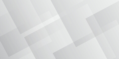 Modern abstract white curve square lines triangle technology backdrop. white light grey background, 
abstract modern white and grey gradient color geometric line pattern background for website banner.