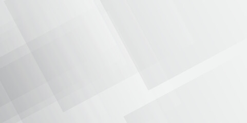 Modern abstract white curve square lines triangle technology backdrop. white light grey background, 
abstract modern white and grey gradient color geometric line pattern background for website banner.
