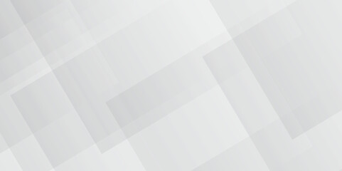 Modern abstract white curve square lines triangle technology backdrop. white light grey background, 
abstract modern white and grey gradient color geometric line pattern background for website banner.