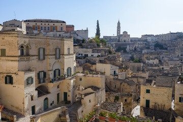 Obraz premium Matera in Puglia, Italy, Cityscape